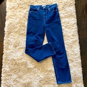 PAIGE Cindy High Rise Straight Leg Jeans Size 28